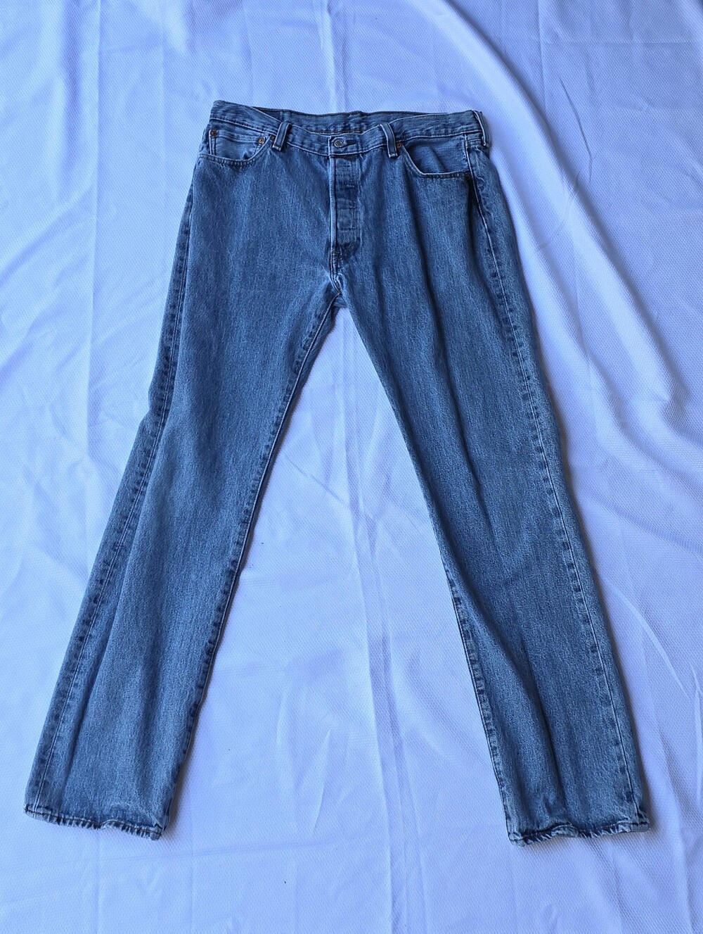 Levi's Button Fly 501 Original Jeans 36" X 36" Big and Tall